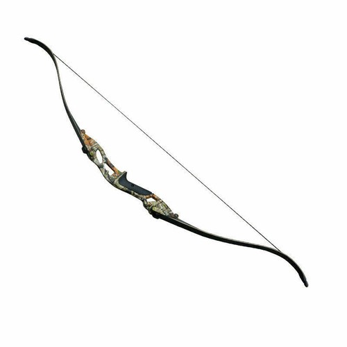 Juego de 12 flechas arco recurvo derribo tiro con arco 30-50 lb mano derecha adulto caza - Imagen 4 de 26
