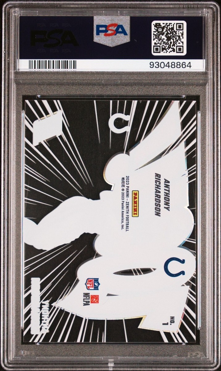 2023 Panini Zenith Zoom #1 Anthony Richardson Indianapolis Colts