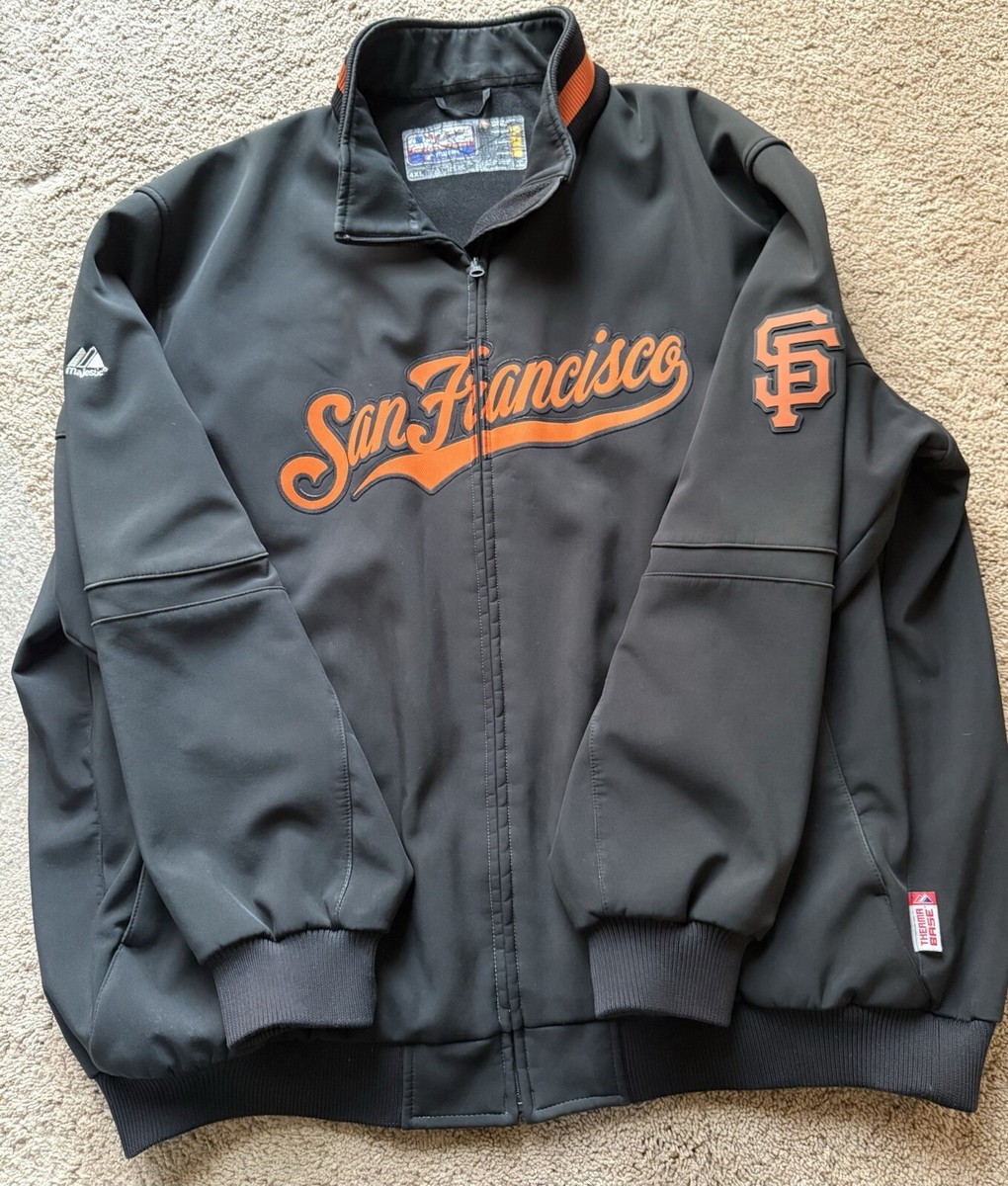 MLB GIANTS majestic THERMABASE ジャケット M Men's San Francisco Giants Majestic Black On-Field Therma