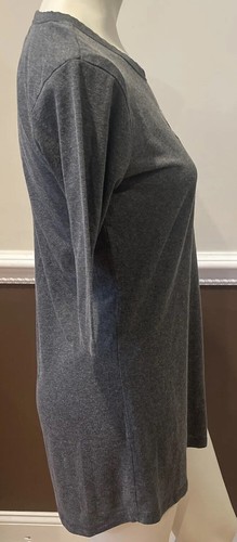 Rampage Intimates Size Med Sleepwear Nightgown Gray FUREVER SLEEPY CAT Appliqué - Picture 7 of 9