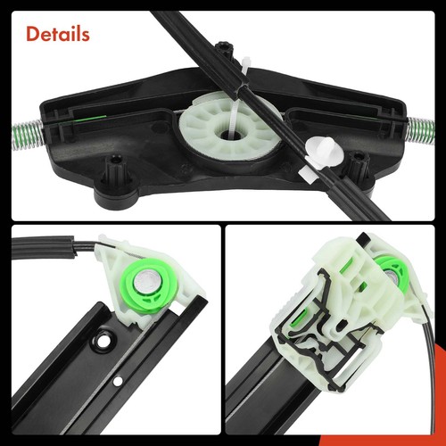 Power Window Regulator for Audi A4 Quattro 2009-2015 S4 2010-2016 Front Right - Picture 7 of 8