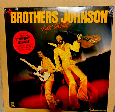 BROTHERS JOHNSON Right on Time LP Soul Book Strawberry letter 23 Sealed