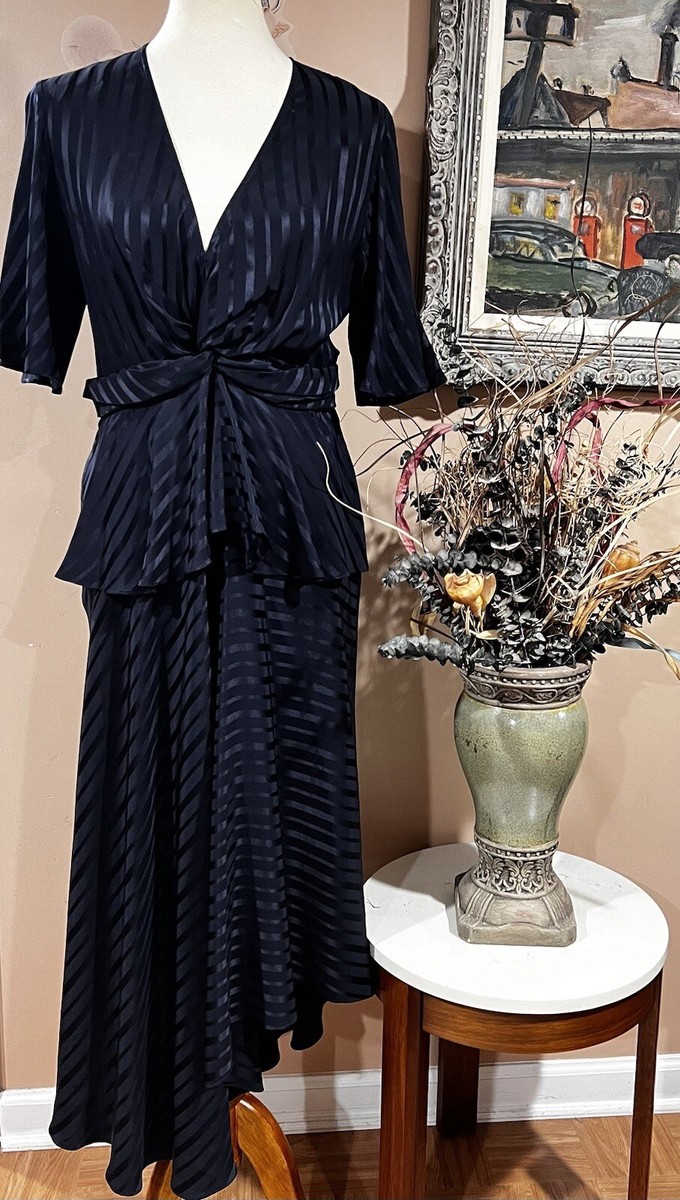 ankle length dress pattern Indigo Asymmetric Midi dress main image 1