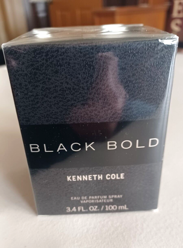 Kenneth Cole Black Bold EDP Cologne for Men 3.4 oz New Sealed In Box