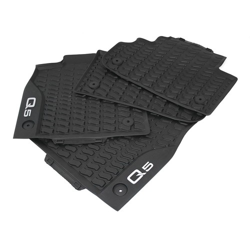 Original Audi Q5 FY Gummi Fußmatten Komplettsatz Allwettermatten schwarz OEM eBay