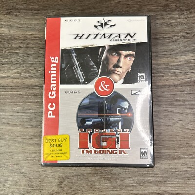 PC Gaming Hitman Codename 47 & Project IGI I'm Going In (EIDOS) - Sealed