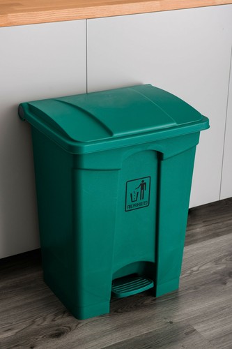 New Curvaso Pedal Bin Large 45L 68L Waste Dustbin Home Office Restaurant School - Picture 55 of 77
