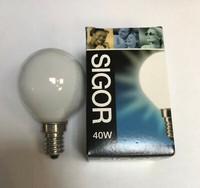 Sigor GlüHlampe Opal E14 40W Opal GlüHbirne P45 Tropfen / Kugelform