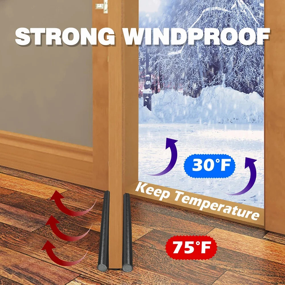 Door Bottom Seal Strip Stopper Under Door Draft Guard Stopper Soundproof Strip