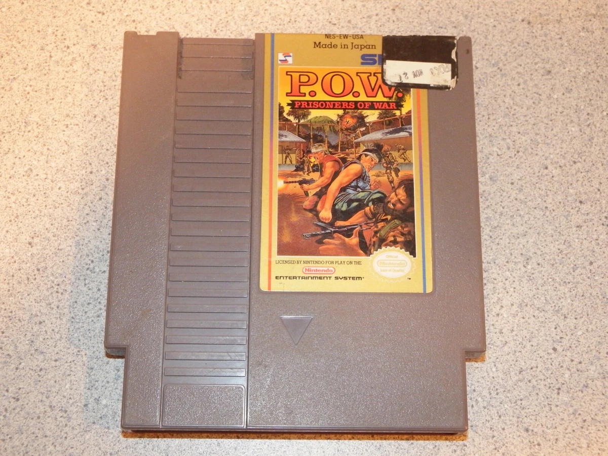 P.O.W. Prisoners of War Nintendo NES Original Authentic Retro