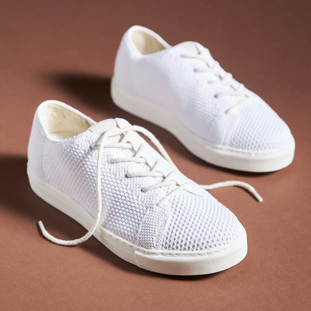 NWB Nisolo Women's Go-To Eco Knit Sneaker White Size