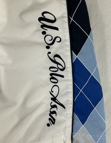 U.S. POLO ASSN. White Plaid Accents Shorts Mens XL NWT - Picture 7 of 11