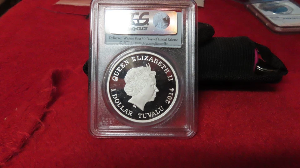 2014-P Australia Horse-Wealth 1oz 999 Silver $1 PCGS First Strike PR 69 - Image 4 of 4