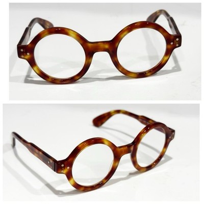 Anglo American Optical DBYE 180E Tortoise Frame Only Eyeglasses England EUC