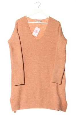 ASOS Longpullover Damen Pullover Gr. DE 36 hellorange Casual-Look