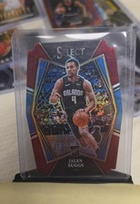 2021-22 Panini Select - Premier Level Jalen Suggs #102 Maroon Prizm Die-Cut /175