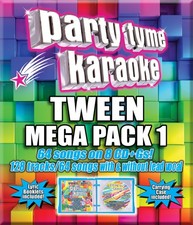 Party Tyme Karaoke - Tween Mega Pack 1 8 CD 64 64-Song Party Pack 