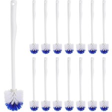 15 Pcs 18.5 Inch Toilet Bowl Cleaner Brush Bathroom Long Plastic Handled Clea...