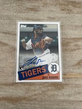 2020 Topps Jake Rogers RC '85 Topps Autographs #85AJR Detroit Tigers