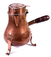 CIOCCOLATIERA FRANCESE IN RAME E OTTONE - Strumenti da Cucina - CIOCCOLATO