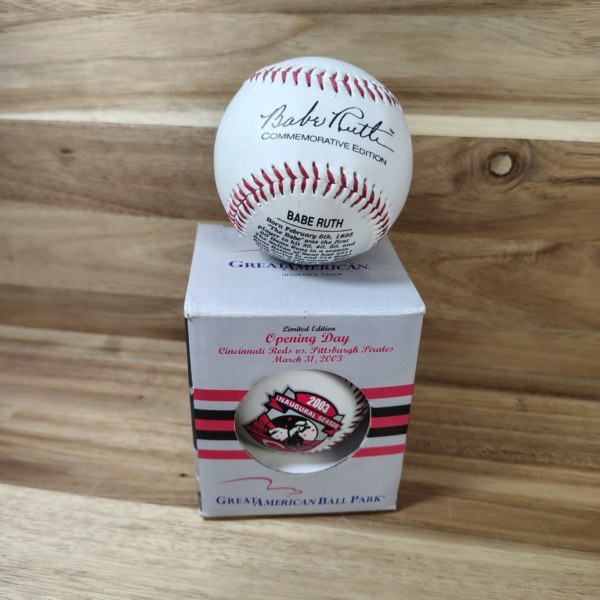 Vtg Great American Ballpark Opening Day 2003 Cincinnati Reds