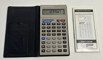 Construction Master IV Calculated Industries Model 4045 USED Great Shape