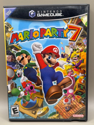 Mario Party 7 (GameCube, 2005) Case + Game Disc NO MANUAL, Tested/Working, VG