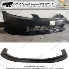 For All 96 97 98 Honda Civic Ek Mda Dp Style Front Bumper Diffuser Splitter Lip