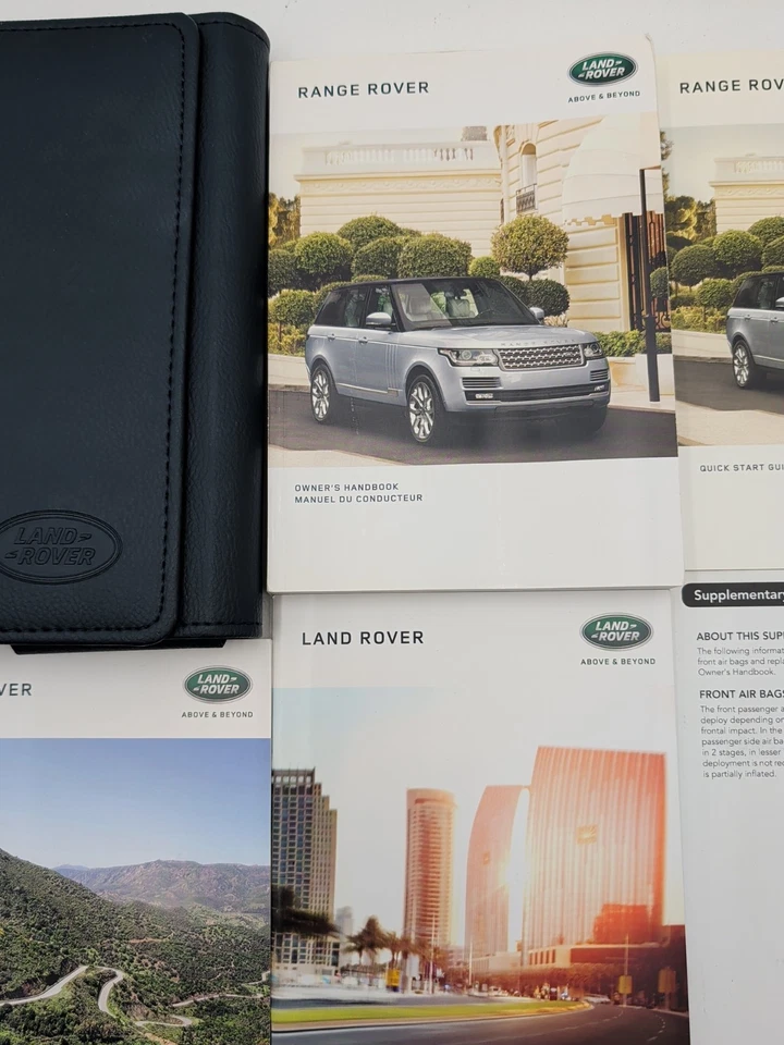 2017 Land Rover Range Rover Guia de Início Rápido Manual do Proprietário com Estojo - Imagem 2 de 4