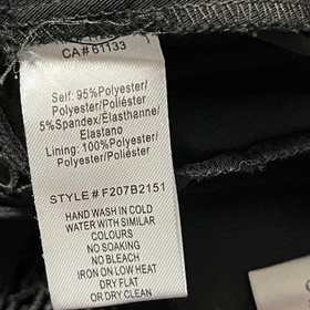 Adelyn Rae Black Crochet Ruffle Trim Ankle Length Jumpsuit Size Large