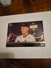 CAL RIPKEN JR 1996 UPPER DECK COLLECTION JUMBO GOLD FOIL SIGNATURE CARD #1 