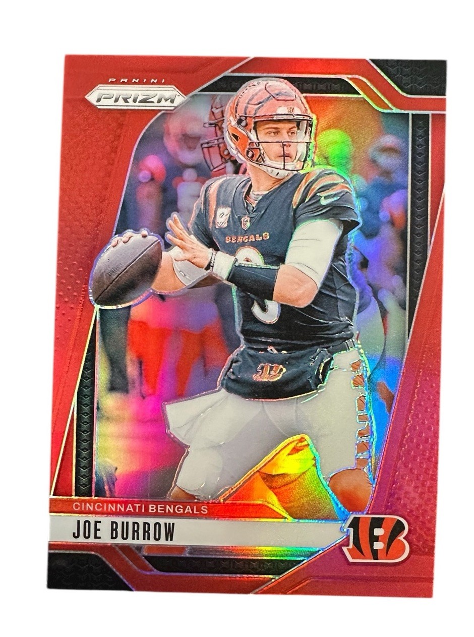 2024 Panini Prizm Joe Burrow Red Prizm Retail SSSP Case Hit #55