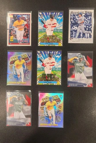 Topps Roman Anthony ROOKIE Boston Red Sox 2026 8 Card Lot! rare Card included!!