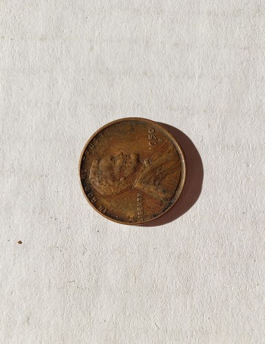 1950 D Lincoln Wheat Penny L - On Rim Error - Picture 4 of 5