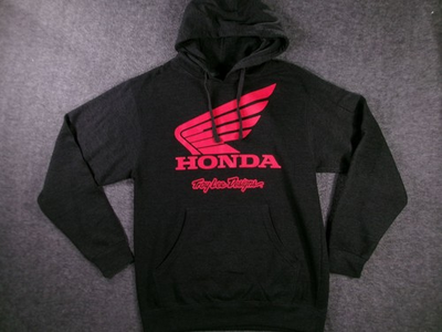 #ad #ad Honda Hoodie Mens M Dark Gray Red Graphic Pullover Sweatshirt TroyLee Designs $49.99