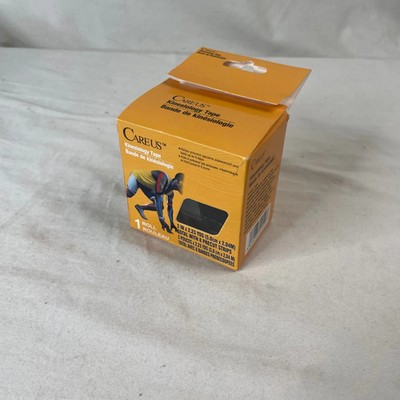 Careus Kinesiology Tape Precut Strips Athletic Sports Muscle Support 2'' Black