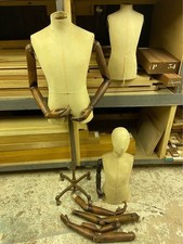 Vintage antique Mannequin Shop displays x 3