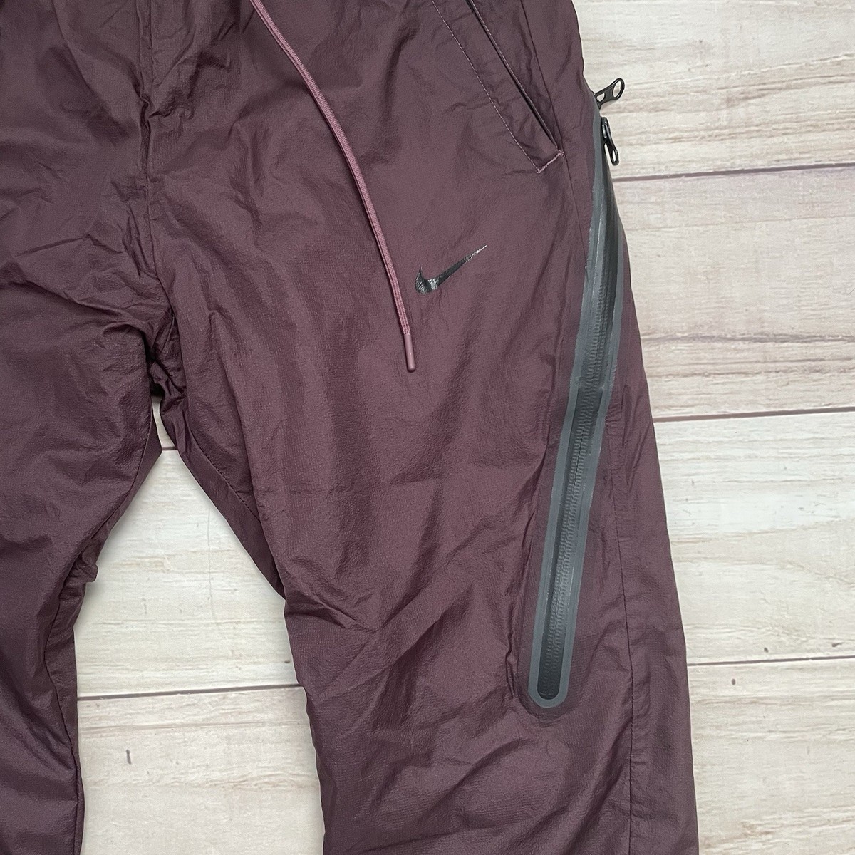 Nike x NOCTA NRG TRACK PANTS Wine DR2620-646 Adult Size XS Zippers