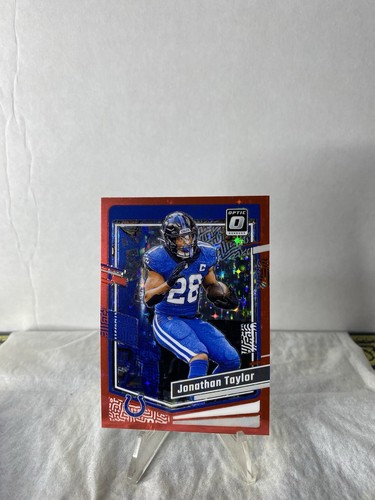 2023 Donruss Optic Jonathan Taylor Red Stars Prizm #78 Colts SSP Indianapolis - Picture 1 of 2