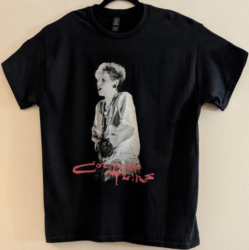 Elizabeth Fraser Cocteau Zwillinge Large schwarzes Hemd 30" x 21"