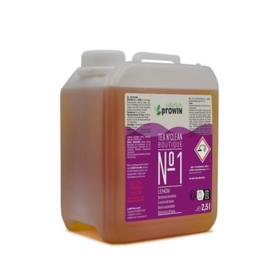 Prowin TEX N'CLEAN BOUTIQUE No. 1 LEMON, 2,5 l Natural Detergents ECOCERT