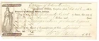 Indiana 1865 Civil War Volunteer Bounty loan repayment: printed $ 300.00 note
