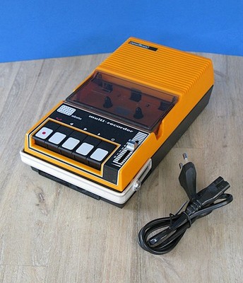 Nordmende 446A Kassetten-Rekorder Orange Cassette-Recorder 70er Vintage Kult