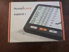 HumanWare Explore 8 Handheld Electronic Magnifier - With Original Box Manuals
