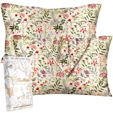 2 Pack Silk Pillowcase - Standard Size 20 x 26 Inch Silky Pillow Case for Hai...