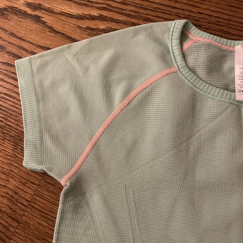 Girls Ivivva by Lululemon teal top size M/M - Picture 3 of 6