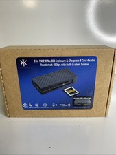 Konyead 2-n-1 M.2 NVMe SSD Enclosure  CFexpress Card Reader 40Gbps Thunderbolt