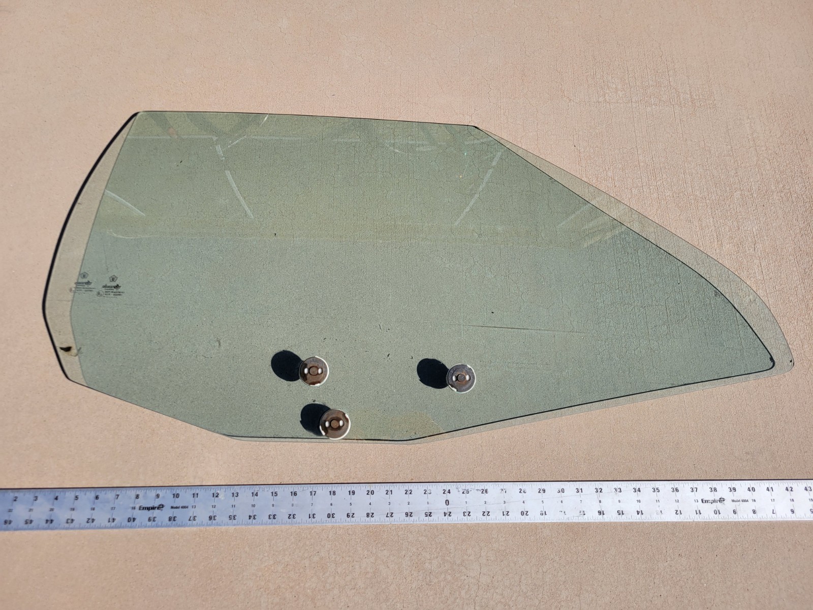 Chrysler TC Maserati Passenger Right Front Door Window Glass Sicursiv 43R 000981