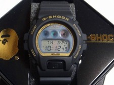 A BATHING APE CASIO DW 6900 G Shock Limited Edition Black