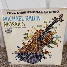 Rare Michael Rabin 'Mosaics' US Capitol SP-8506 Stereo D1/D1 NM Play Tested